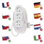 náhled Kabel prodlužovací EMOS 3 m / 3 zásuvky bílý