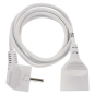 náhled Kabel prodlužovací EMOS 1,5 m / 1 zásuvka / bílý
