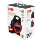 náhled Kabel prodlužovací na bubnu EMOS 20 m / 3 zásuvky / 2x USB-A / 1,5 mm2 / nemrznoucí PVC / modrý