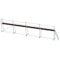 náhled Lešení fasádní Jumbo Superflex Pro se zábradlím 2×12 m