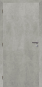 náhled Dveře struktur SMART plné beton 60 L oblá hrana boční
