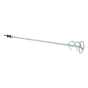 náhled Míchadlo plechové, pozinkované, s kruhem a závitem M14, pr. 120 mm