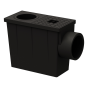náhled Lapač střešních splavenin GRH boční černá 100/110 mm