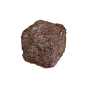 náhled Blok zdicí (stříška) Diton History 70×70×70 mm středová kostka hnědá (480)