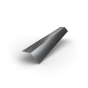náhled Lišta okapní Smart CS H12 2000×0,4 mm Zn 275 lak pozink