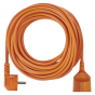 náhled Kabel prodlužovací EMOS 25 m / 1 zásuvka / 1,5 mm2 / oranžový
