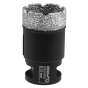 náhled Korunka diamantová Dedra Vacuum brazed M14 | 35 mm černá