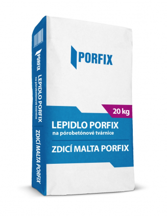 Malta zdicí na pórobeton Porfix 20kg