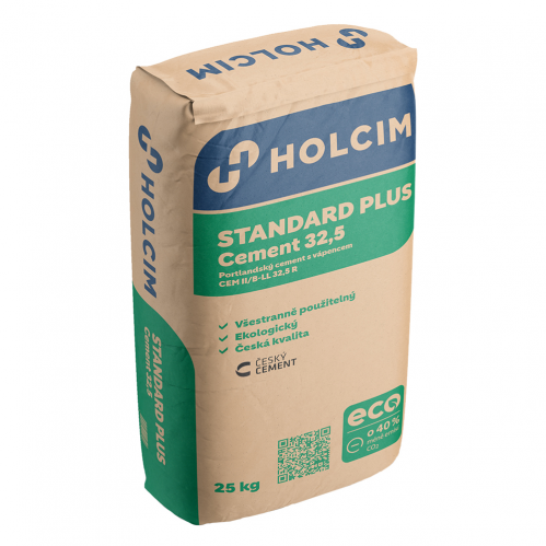 detail Cement Standard Plus CEM II/B-LL 32,5 R 25 kg