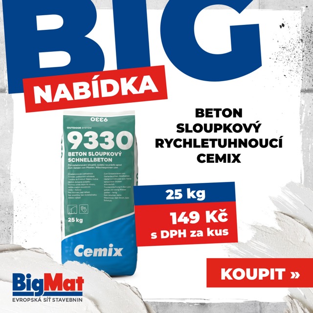 Big nabídka květen 2025 - Sloupkový beton